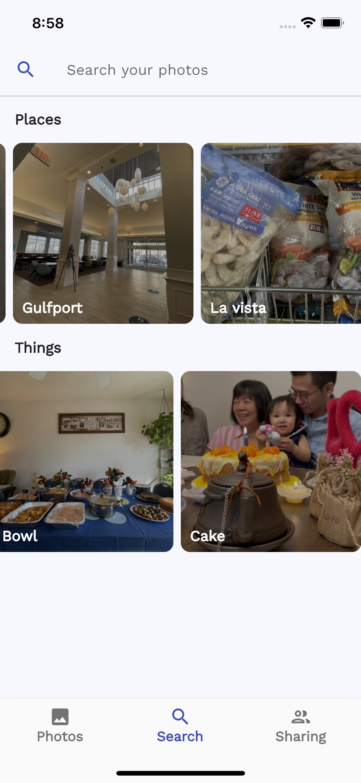 Curated Search Info