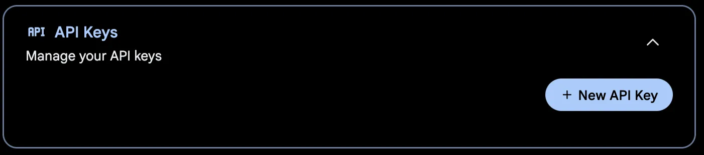Obtain Api Key
